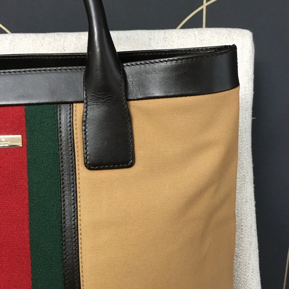 Authentic Gucci orange tote bag - Picture 5 of 16